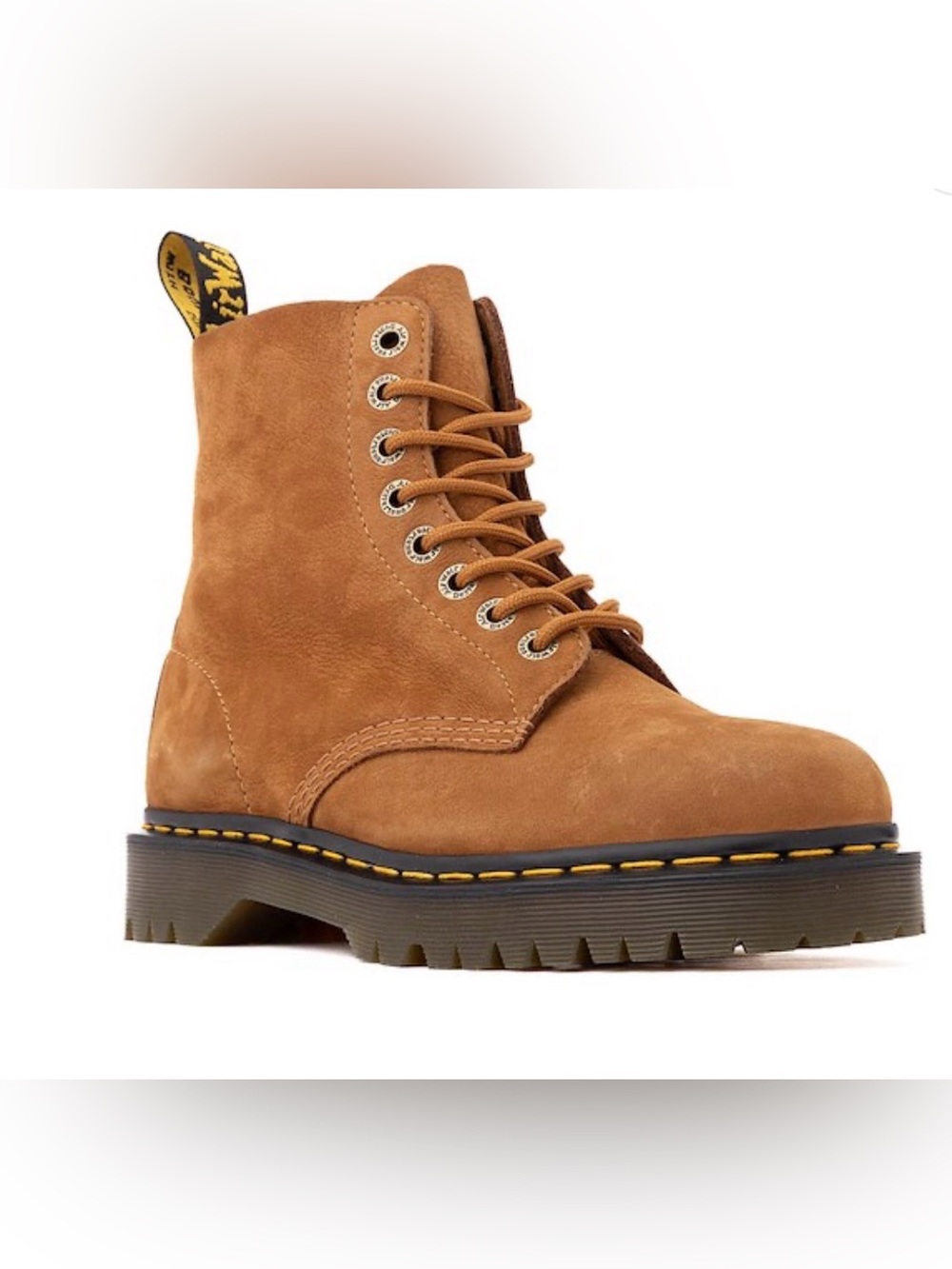 NWOB Men’s Dr. Martens 1460 Pascal Bex 8-Eye Dessert Brown Lace-Up Boot Size 12